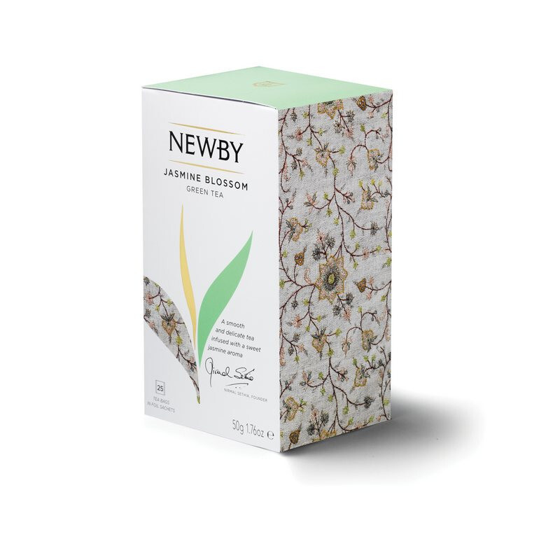 Чай Newby Цветок Жасмина зеленый с жасмином 25 пакетиков #1