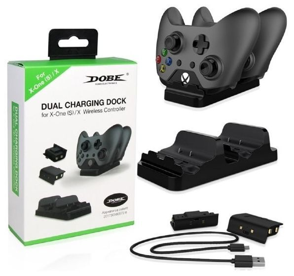 Зарядная станция XBox One S/X Charging Station Dual Controller + Battery pack #1