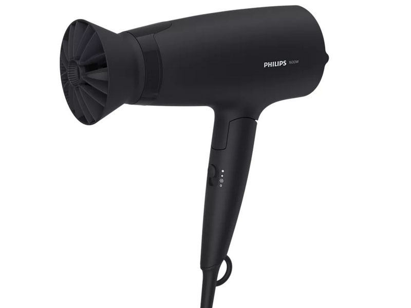 Philips Фен для волос BHD308/10 1600 Вт, скоростей 3, кол-во насадок 2, черный  #1