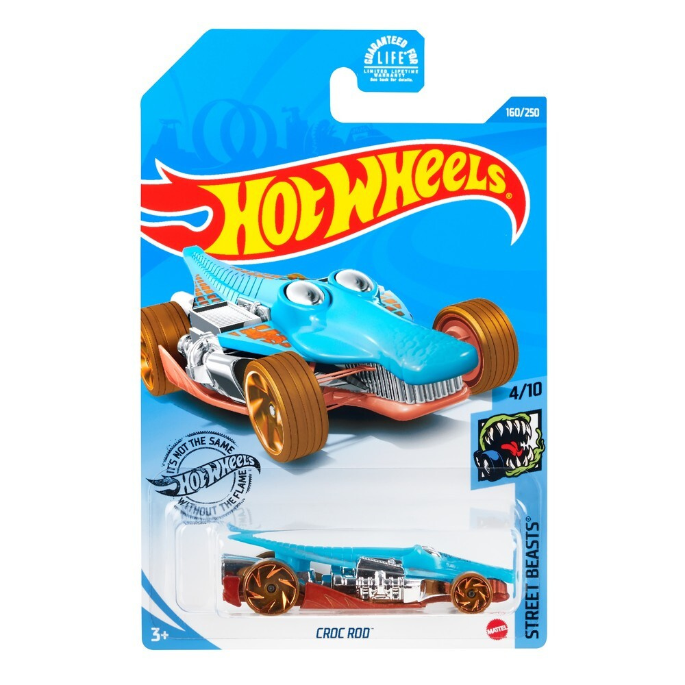 GHF99 Машинка металлическая игрушка Hot Wheels коллекционная модель CROC ROD  #1