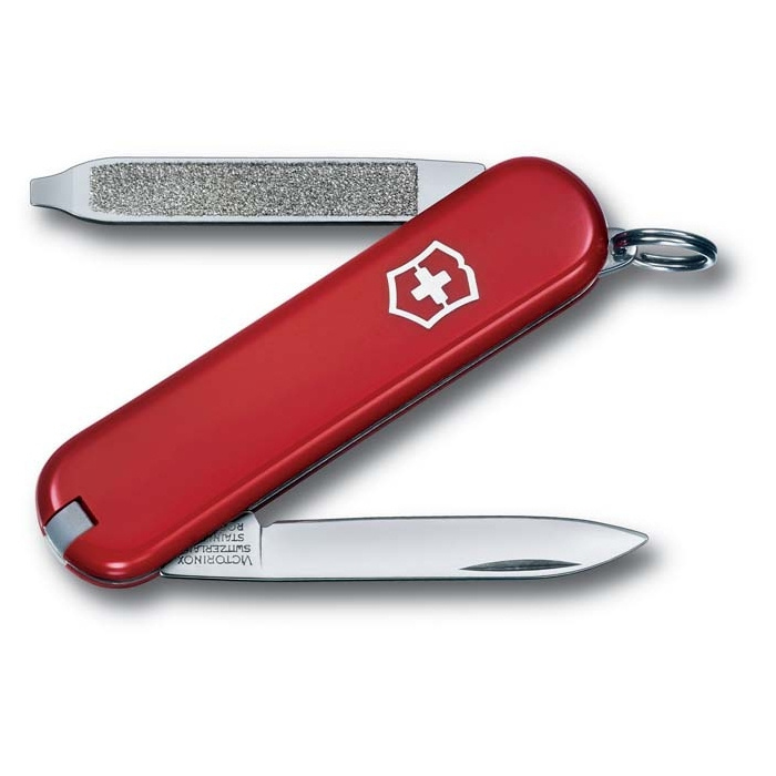 Швейцарский нож-брелок VICTORINOX Escort 0.6123, длина лезвия 40 мм, 58 мм, 6 функций, складной, красный #1