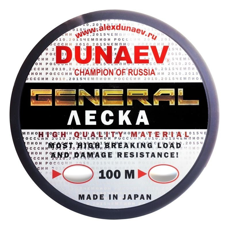 Леска Dunaev GENERAL ALL ROUND 100м 0.148мм #1