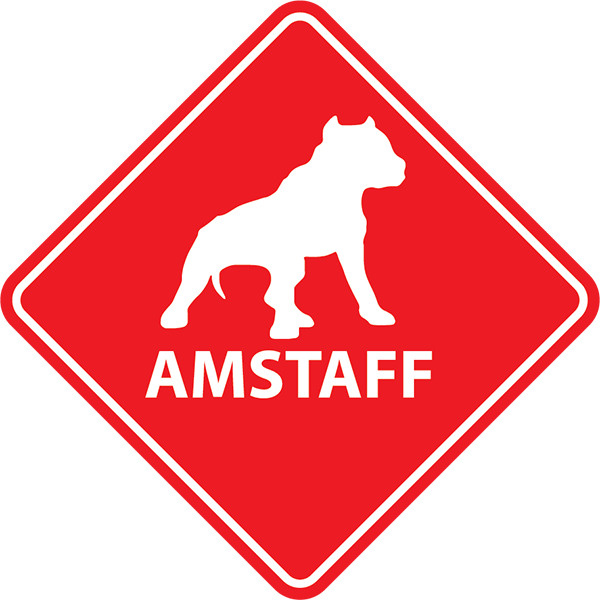 Наклейка Amstaff #1