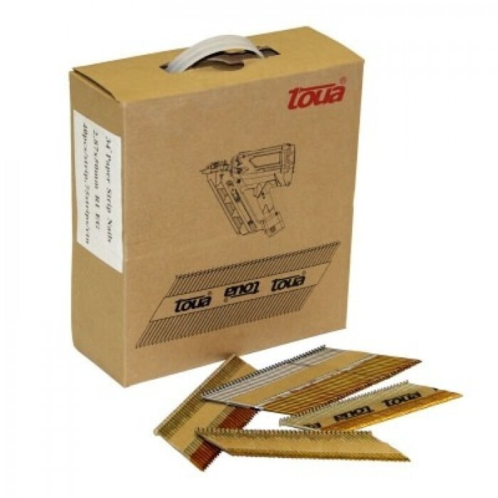 Реечные гвозди Toua по дереву на бумажной кассете тип D34 3,05х90 RIEG , 2000шт.  #1