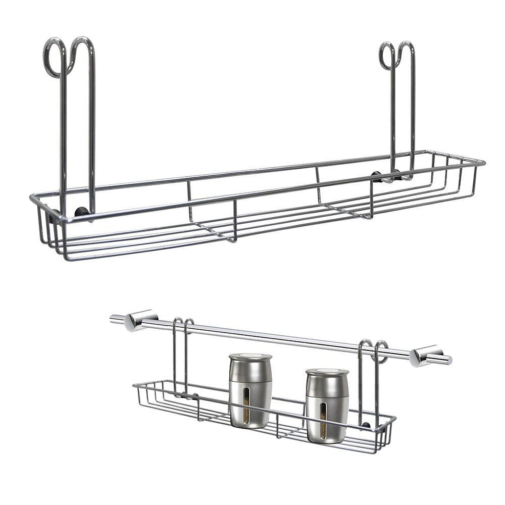 Полка для специй навесная на рейлинг 35*7,5*12 см #1