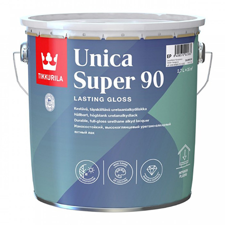 Tikkurila UNICA SUPER Уника Супер яхтный лак глянцевый 2.7 литра #1