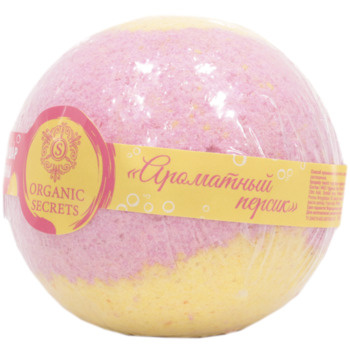 ORGANIC SECRETS Бурлящие шары для ванн Ароматный персик 280гр #1
