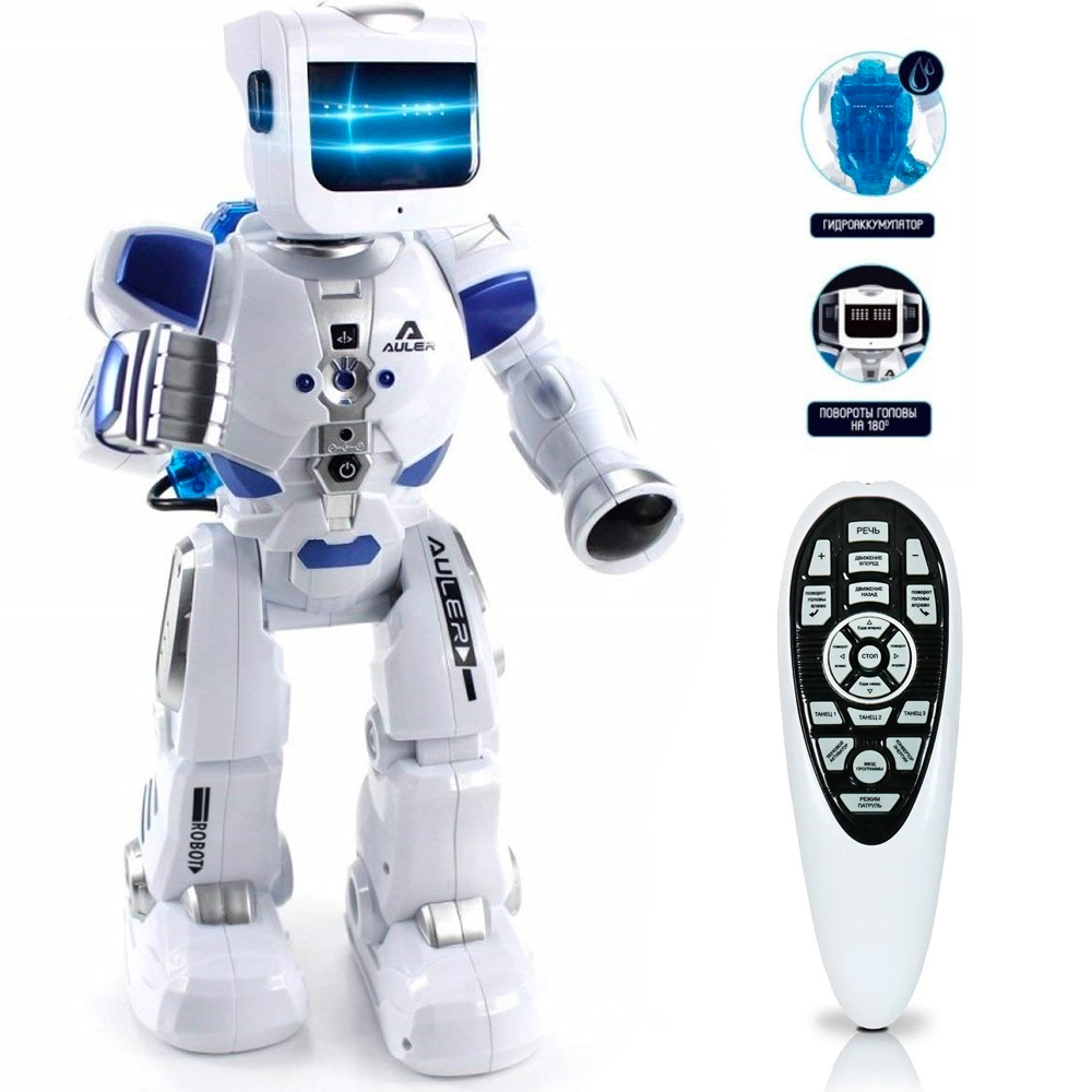 Умный робот на русском языке EPSILON T 38 см, разговаривает, ходит, выполняет команды, эффект гидроаккумулятора #1