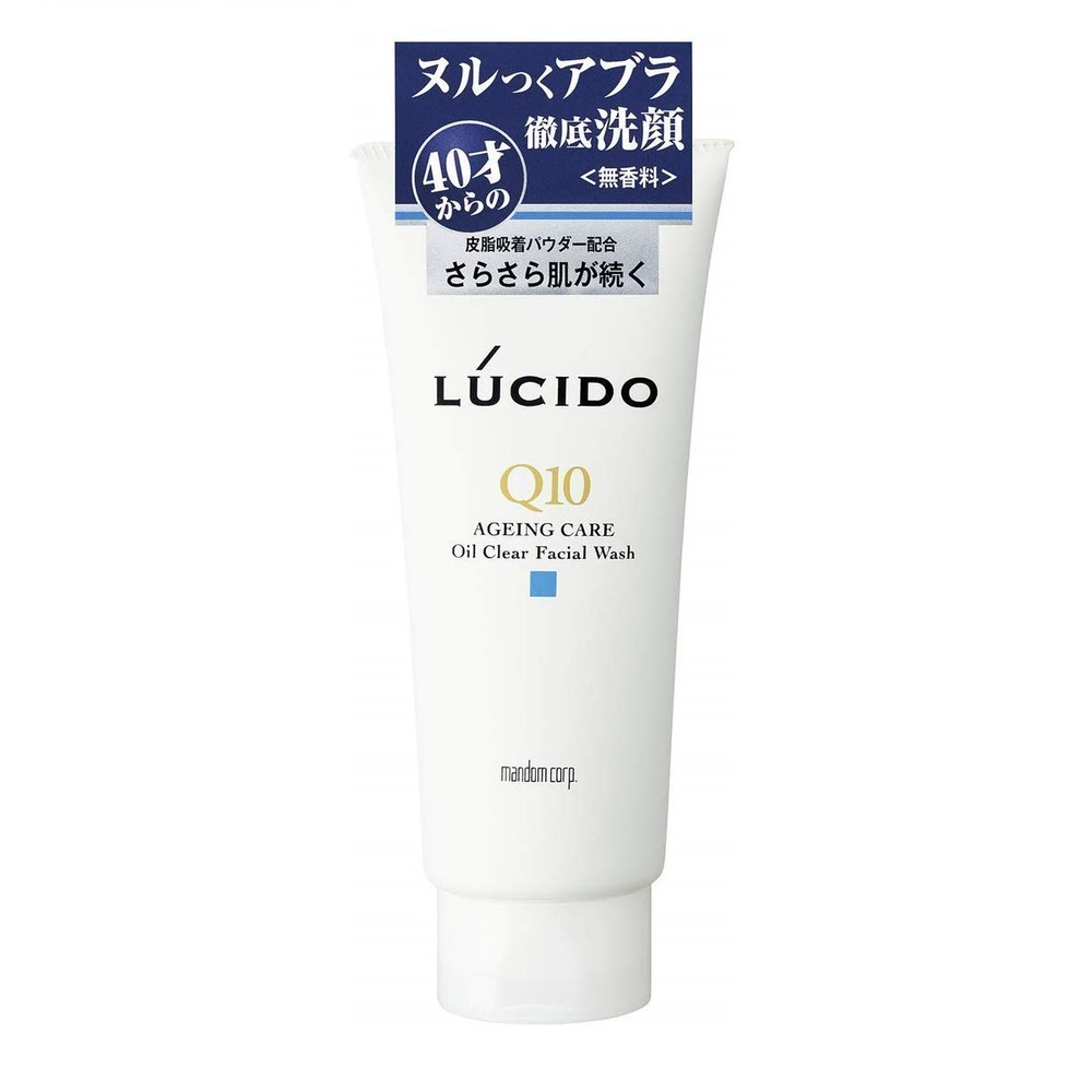 Пенка, растворяющая жировые загрязнения в порах кожи лица, Mandom Lucido Oil Clear Facial Foam, для мужчин #1