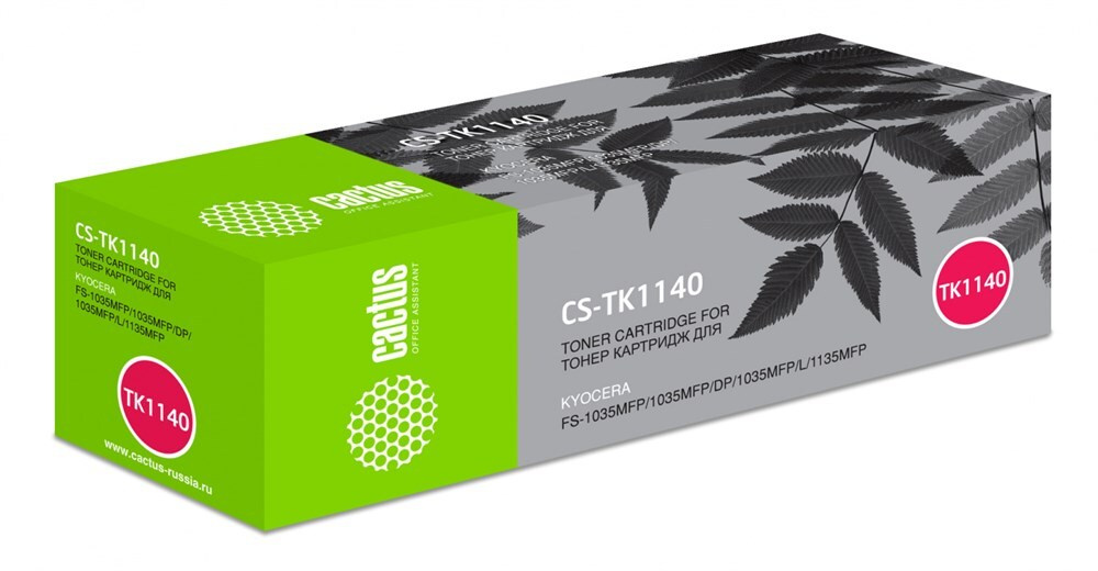 Комплект 6 шт, Картридж лазерный Cactus CS-TK1140 черный (7200стр.) для Kyocera FS-1035/1135/M2535dn #1