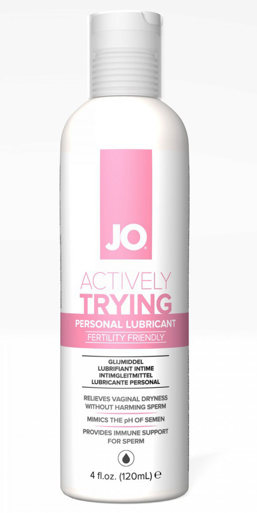 System JO лубрикант jO Actively Trying способствующий оплодотворению ...
