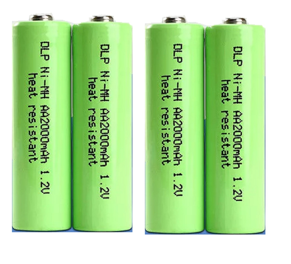 Аккумулятор AA (R6) Sunrising 2000 mAh 1.2V (плоский +, с наконечн.) Ni-Mh  #1