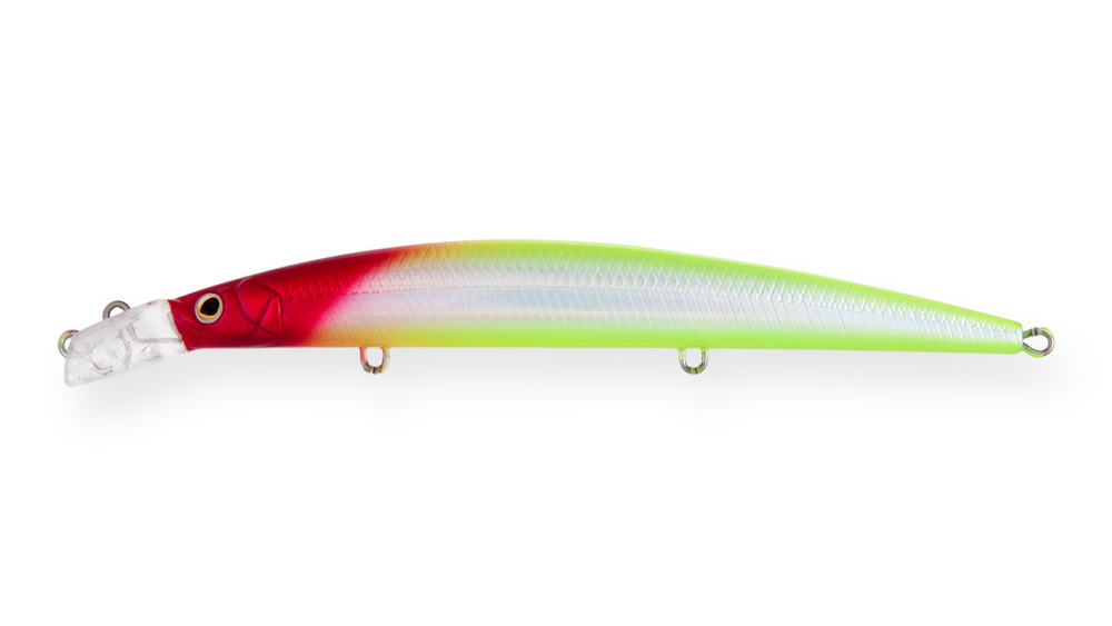 Воблер Минноу Strike Pro Top Water Minnow 130, цвет: X10 Clown Silver, (JL-158F#X10) #1