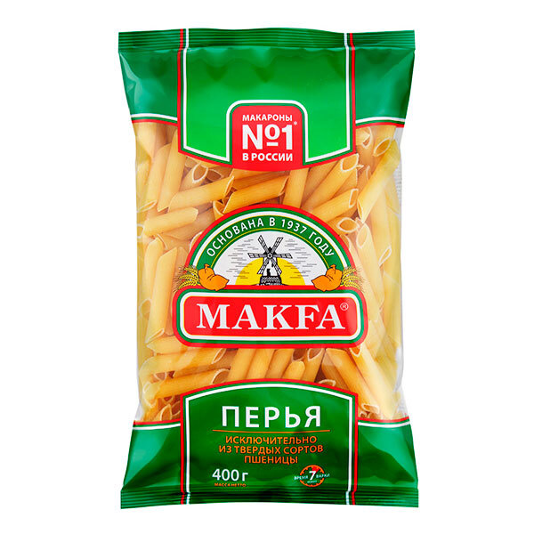 MAKFA Макаронные изделия Перья, 400г #1