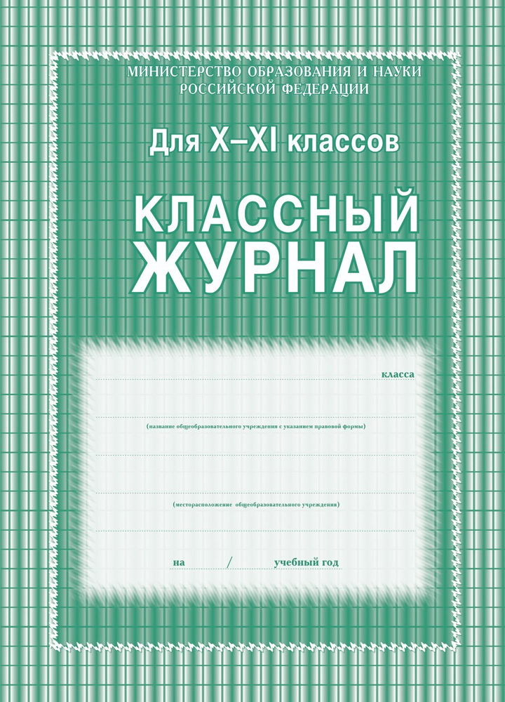 Классный журнал Учитель-Канц 10-11 класс, клетка, А4 #1