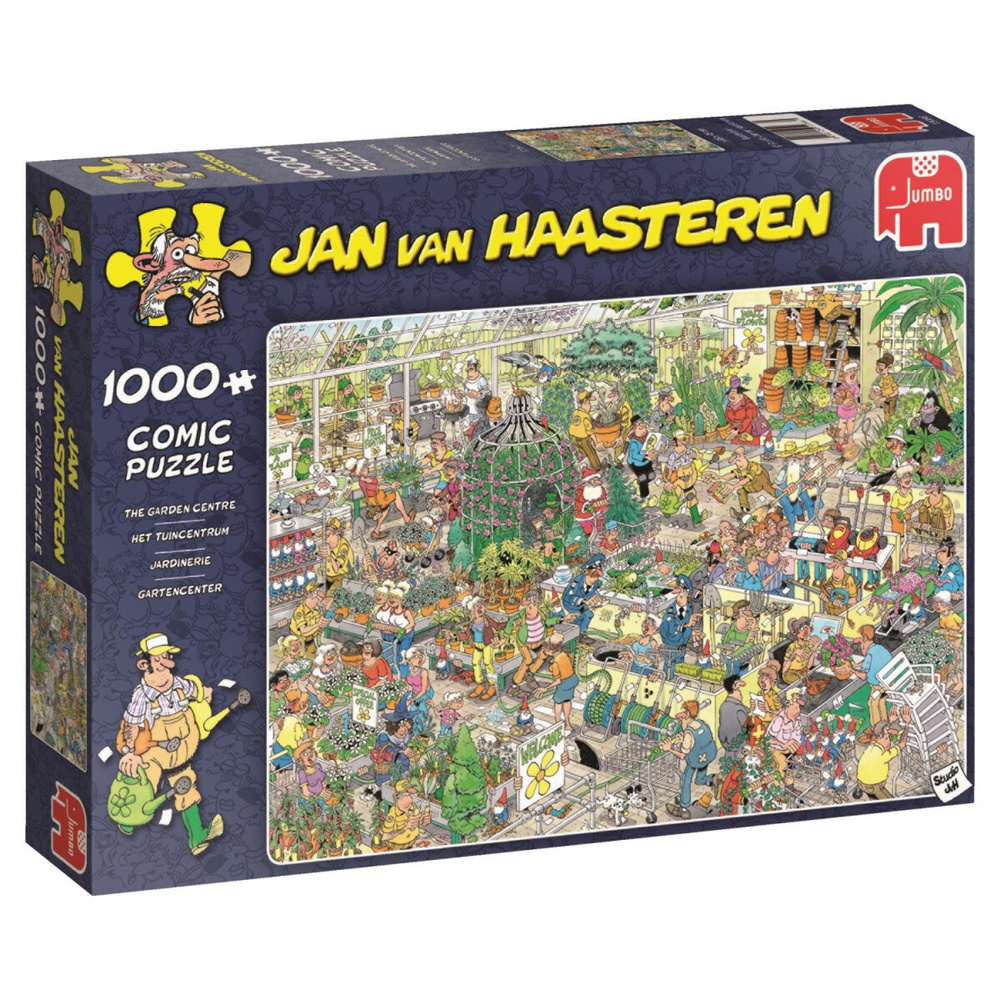 Пазл Jumbo 1000 деталей, элементов: Садовый Центр (Jan Van Haasteren)  #1