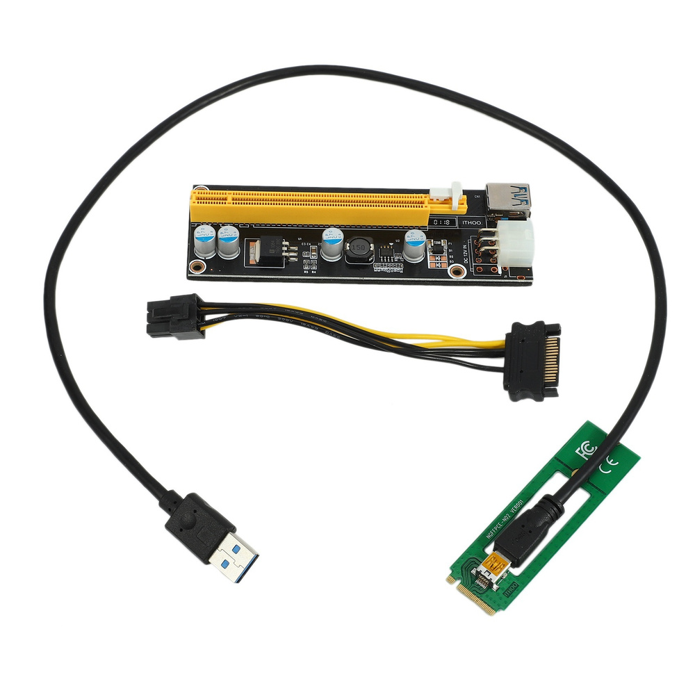 Удлинитель M2 to USB30 PCIE 16X 1X с питанием #1