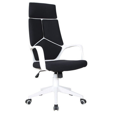 Кресло офисное BRABIX PREMIUM "Prime EX-515", пластик белый, ткань, черное, 531812  #1