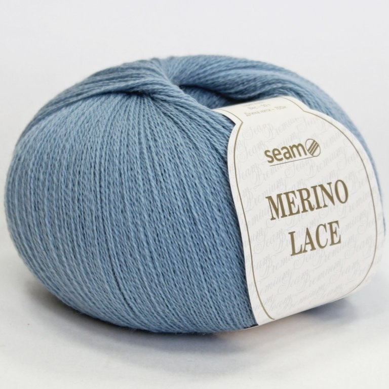Пряжа Merino LACE цвет 33, 5шт*(700м/50г), 100% мериносовая шерсть #1