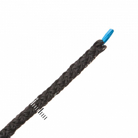 Веревка полипропиленовая, вязанный шнур с сердечником, универсальный, Черный, 4 мм, 50 м  #1