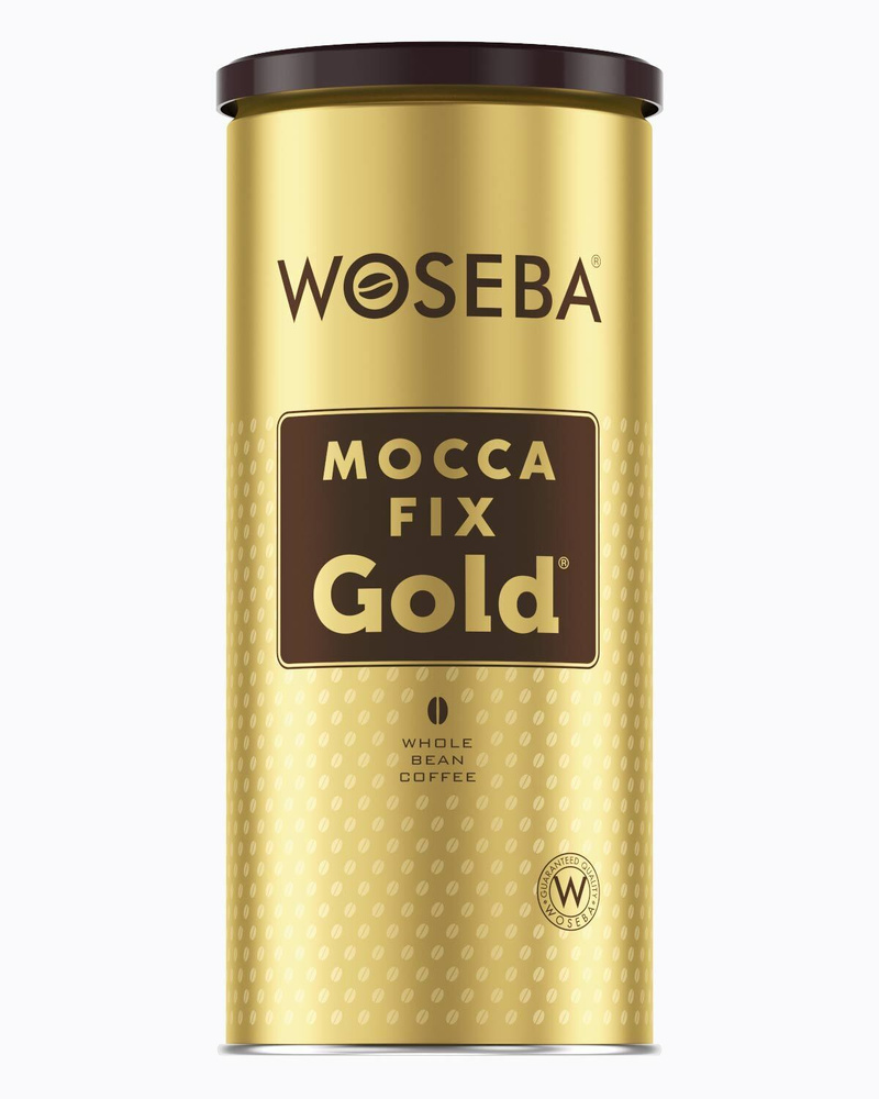 Кофе в зернах Woseba Mocca Fix Gold 500г / средняя обжарка / жестяная банка с ключом  #1