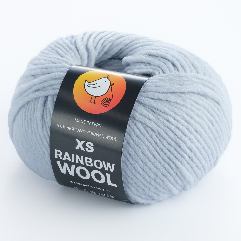 Пряжа для вязания RAINBOW WOOL XS (BABY BLUE), 120м, 120гр, 100% Перуанская шерсть  #1