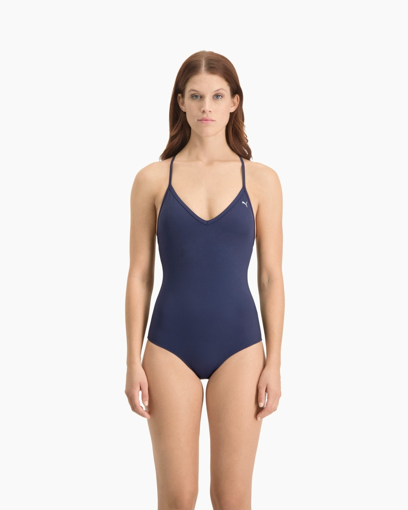 Купальник слитный PUMA PUMA SWIM WOMEN V-NECK CROSS #1