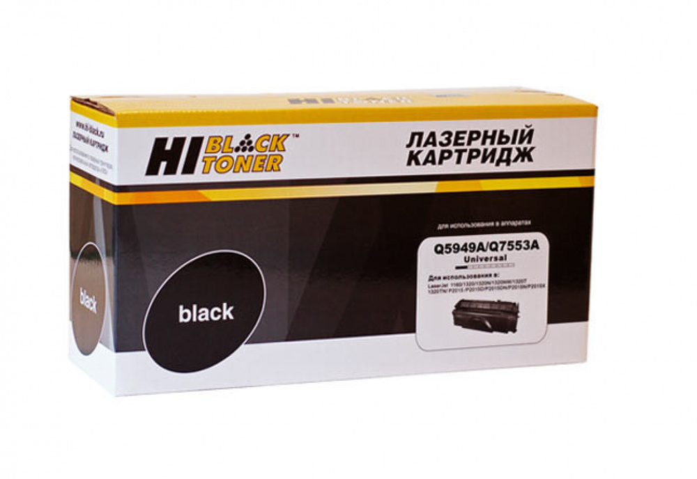 Картридж Hi-Black (HB-Q5949A/Q7553A) для HP LJ 1160/1320/P2015/ Canon 715, Универс, 3,5K  #1