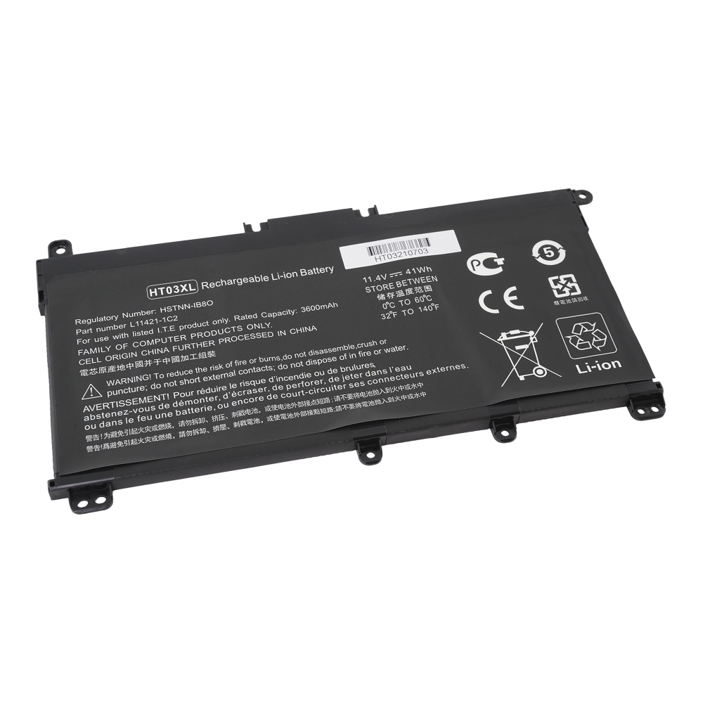 Azerty Аккумулятор для ноутбука HP 3600 мАч, (HT03XL, L11421-1C2,HSTNN-LB8L, HSTNN-DB8R, HSTNN-LB8M, #1