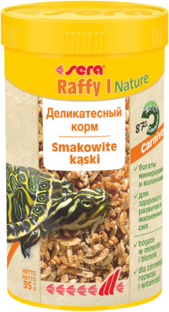 Sera Raffy I Nature корм для рептилий, водных черепах, 250 мл/35 г #1