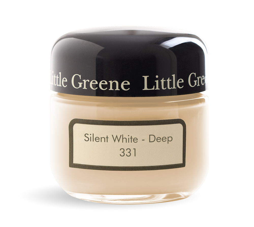 Пробник краски в/э акриловой Little Greene, цвет №331, SILENT WHITE DEEP, 60мл  #1