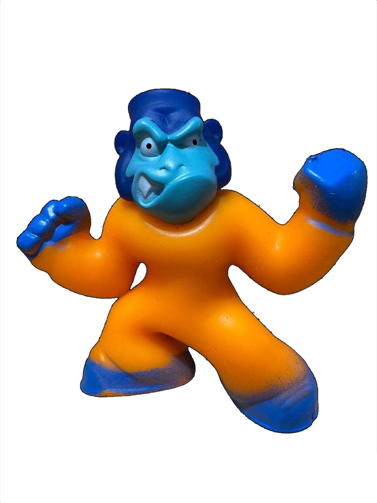 Игрушка-тянучка горилла, оранжевая #1