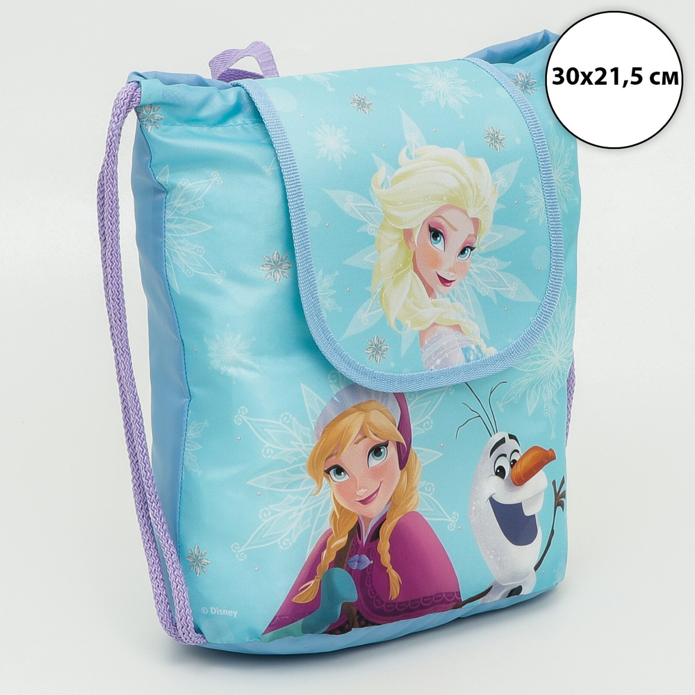 Рюкзак детский для девочек Disney "Холодное Сердце: Эльза и Анна", ранец дошкольника, размер 29х21,5х13,5 #1