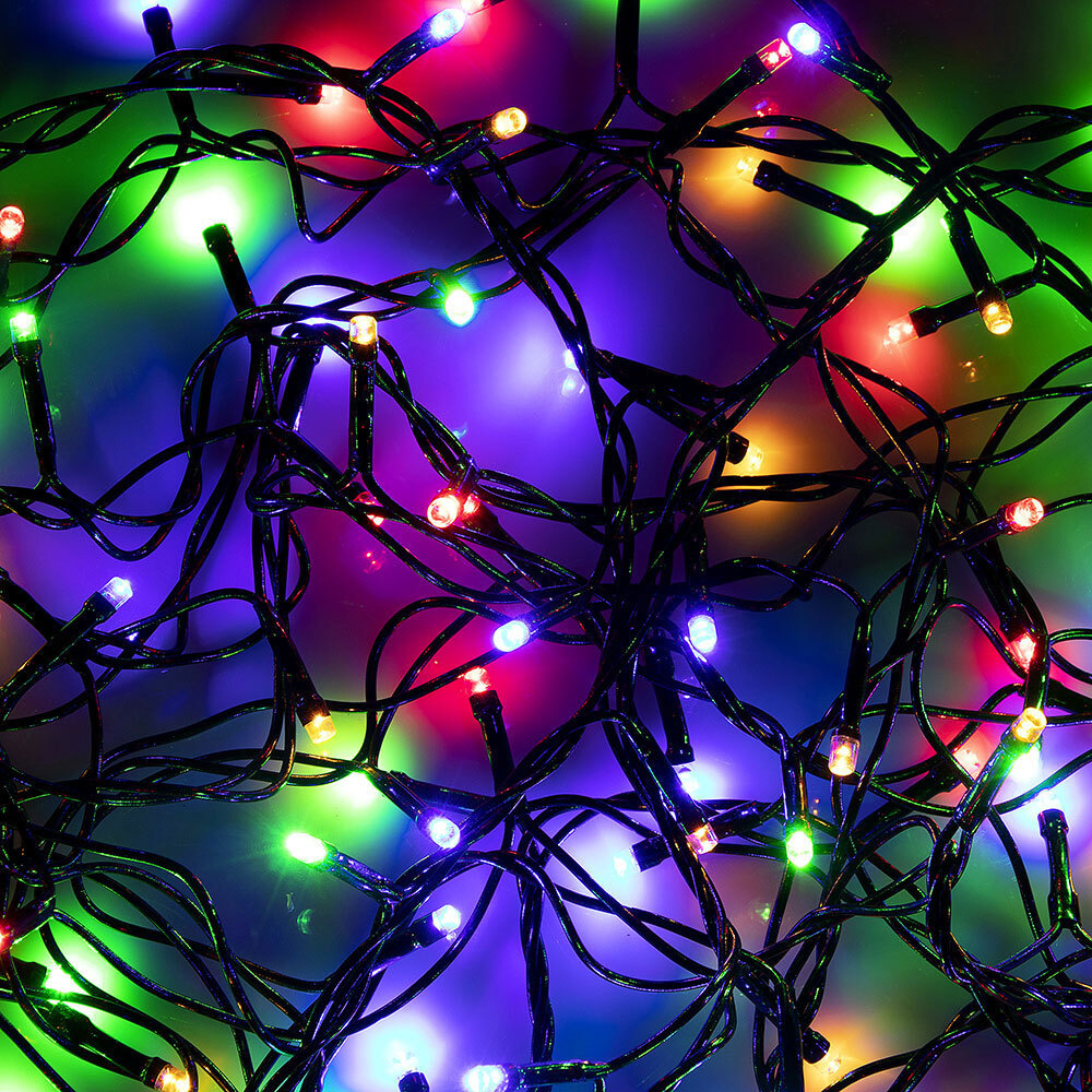 Гирлянда новогодняя интерьерное украшение на елку "Вьюн" Уличная светодиодная 10 метров электрические #1