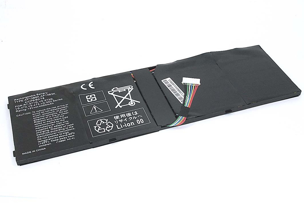 Аккумуляторная батарея для ноутбука Acer Aspire V7-482 3560mAh AP13B3K OEM  #1