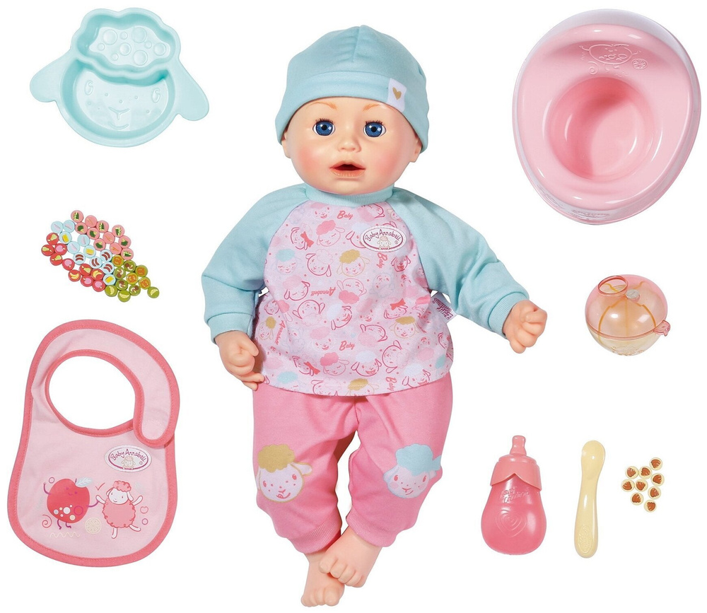 Кукла пупс интерактивная Zapf Creation Baby Annabell 703-601 Бэби Аннабель Кукла многофункциональная #1