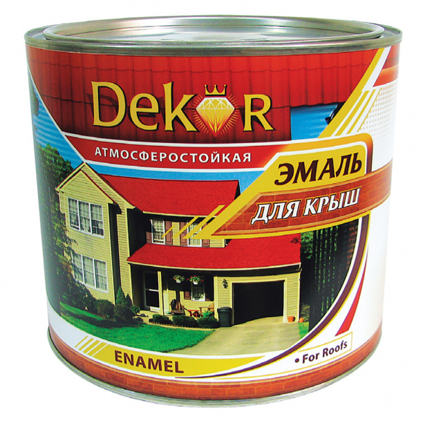 dekor Эмаль, 1.9 л, 2.1 кг, коричневый #1