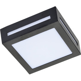 Ecola Уличный светильник GX53 LED накладной декоративный IP65 матовый Квадрат металл_Черный , GX53  #1