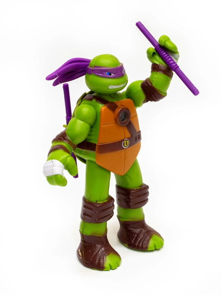 Фигурка Черепашки Ниндзя, Донателло Donatello, со световой проекцией, 15 см  #1