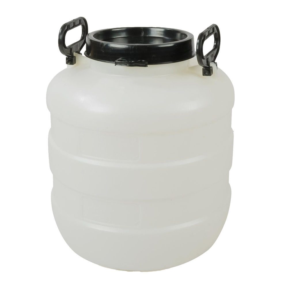 Бочка пластиковая с двойной крышкой для воды , для хранения жидких и сухих пищевых и непищевых продуктов #1