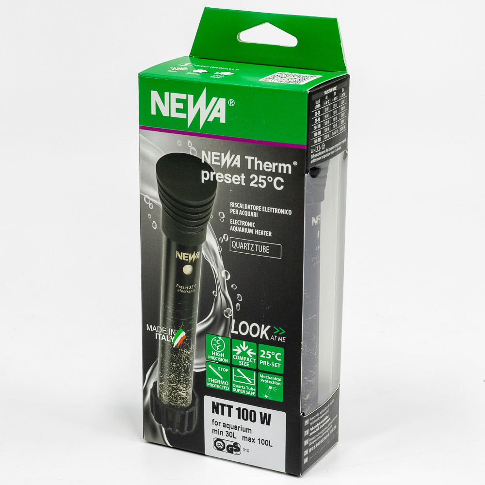 Нагреватель для аквариума 30-150л Newa Therm Preset 25С NTT100 220-240V 50Hz 100W  #1