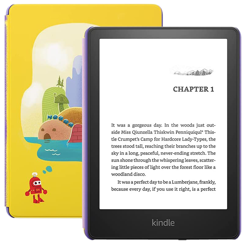 Amazon Kindle 6.8" Электронная книга Paperwhite 5 11th gen 16Gb (фирменная обложка в комплекте), черный, #1