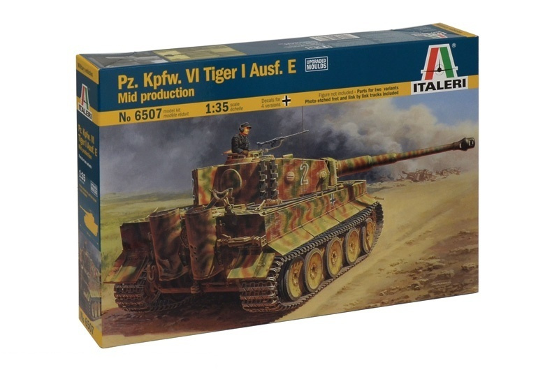 Сборная модель Italeri 6507ИТ Танк PZ KPFW IV Tiger I Ausf E Масштаб 1/35 #1