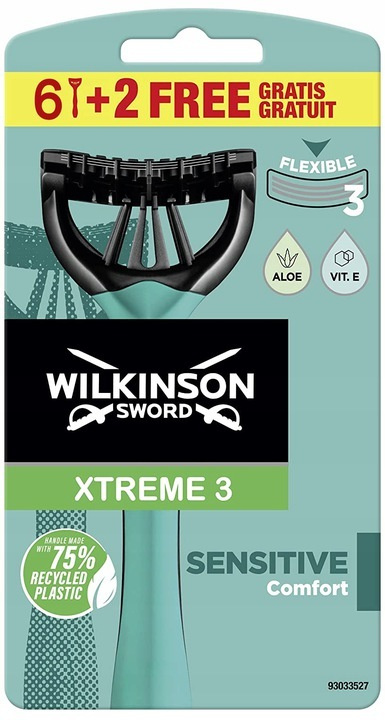 Набор одноразовых станков Wilkinson Sword Xtreme3 Sensitive Comfort 8шт. #1