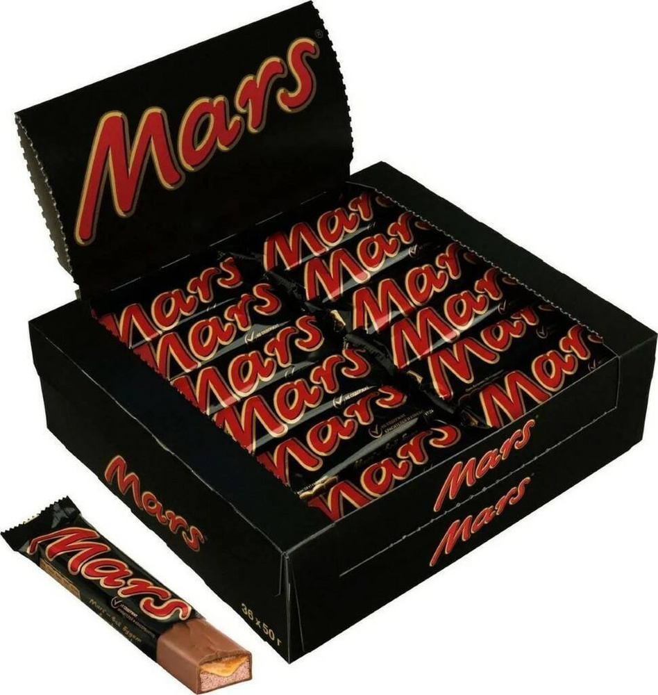 Шоколадный батончик "Mars", 36 шт по 50 г #1