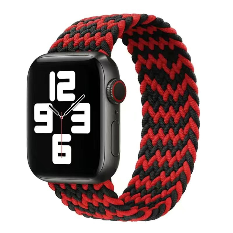 Монобраслет нейлоновый тканевый ремешок для умных часов Apple Watch Series 1-8 - 38/40/41 мм (эпл вотч) #1