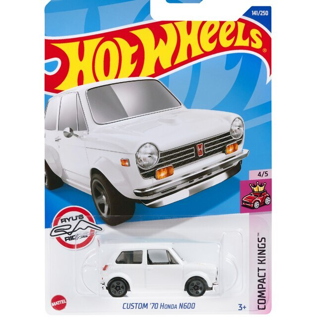 Hot Wheels Custom 70 honda N600 белая #1