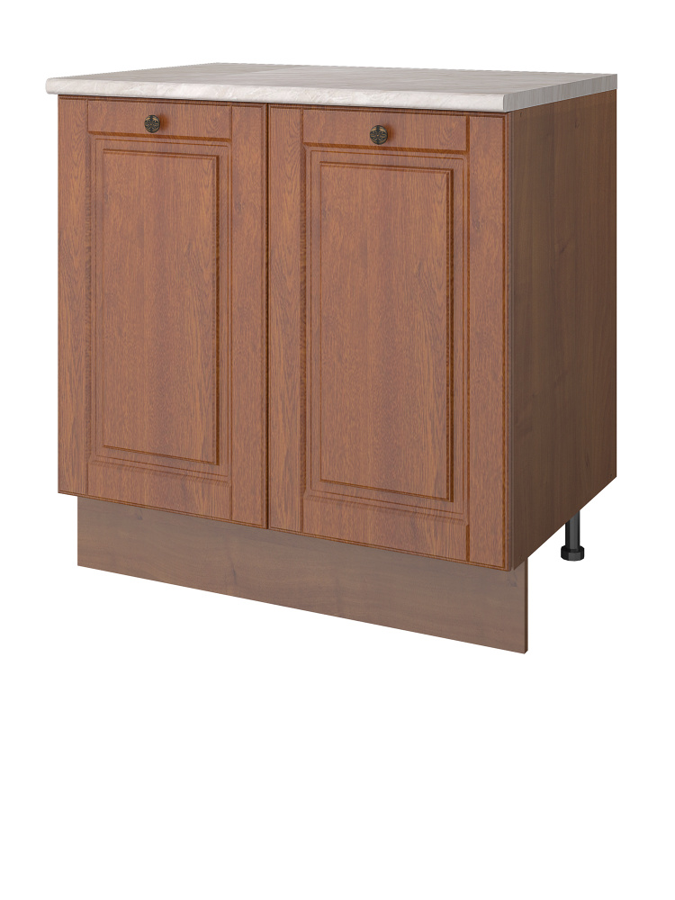 Кухонный модуль напольный, тумба Beneli ЛИМА, 80 см, Дуб золотой, фасады МДФ, 80х60х84,5см, 1 шт  #1