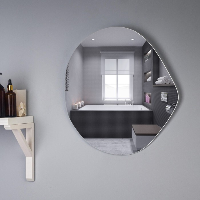 Зеркало для ванной,асимметричное, 42х45см #1