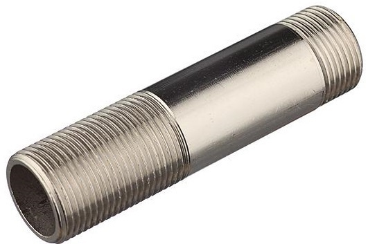 Сгон из нержавейки 1/2" дюйма (ду 15) AISI 304 L-600 #1